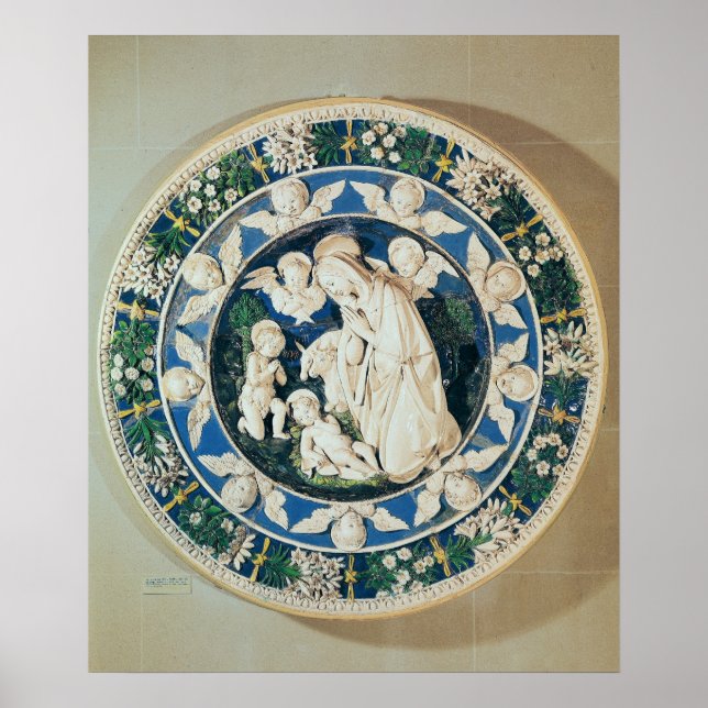 Póster Adoration of the Virgin with St. John (Frente)