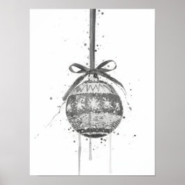 Póster Adorno de Navidad Regalo de Navidad