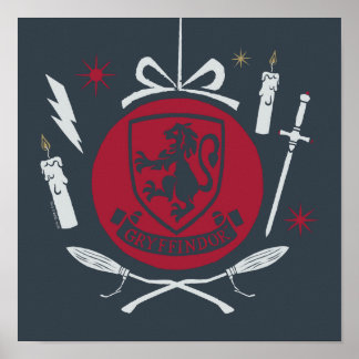 Póster Adorno navideño con estampado de GRYFFINDOR™