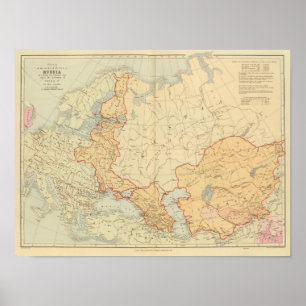 Póster Adquisiciones de Rusia en Europa y Asia Central