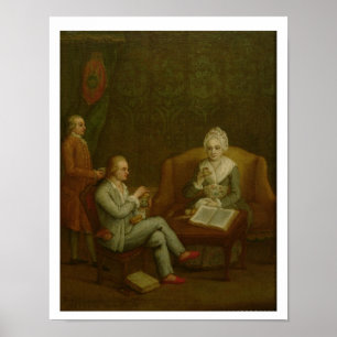 Póster Adriana Giustinian Barbarigo y su hijo Gerolamo