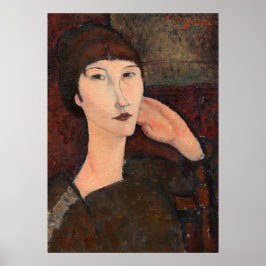 Póster Adrienne - Poster Bella Artes de Amedeo Modigliani