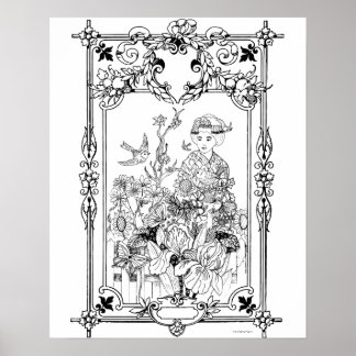Poster adulto colorista "Momentos de arte de soled