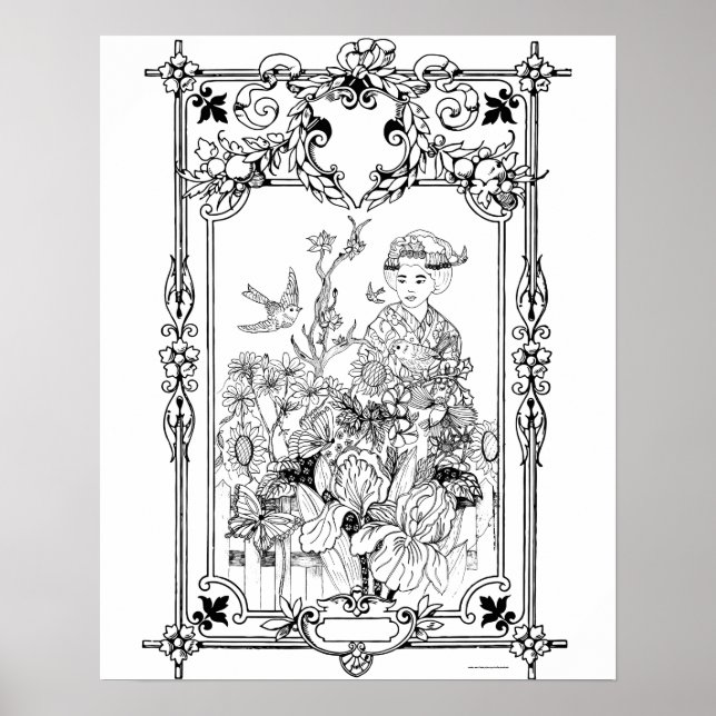 Poster adulto colorista "Momentos de arte de soled (Frente)