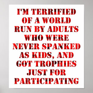 Póster Adultos con aspecto infantil Poster divertida