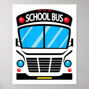 Póster Adultos Y Niños Disfraces De Autobús Escolar Hallo