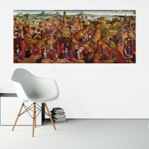 Póster Advenimiento y Triunfo de Cristo Hans Memling 1480
