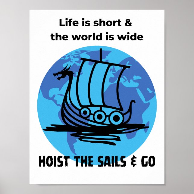 Póster Adventure Awaits (Frente)