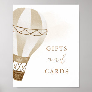 Póster Adventure Awaits Baby Shower   Regalos y tarjetas