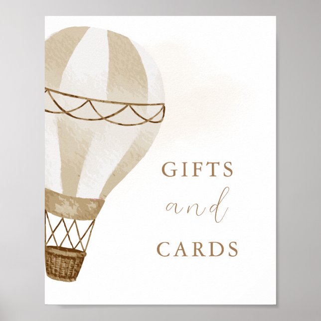 Póster Adventure Awaits Baby Shower | Regalos y tarjetas (Frente)