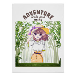 Póster Adventure me parece bien - Camping