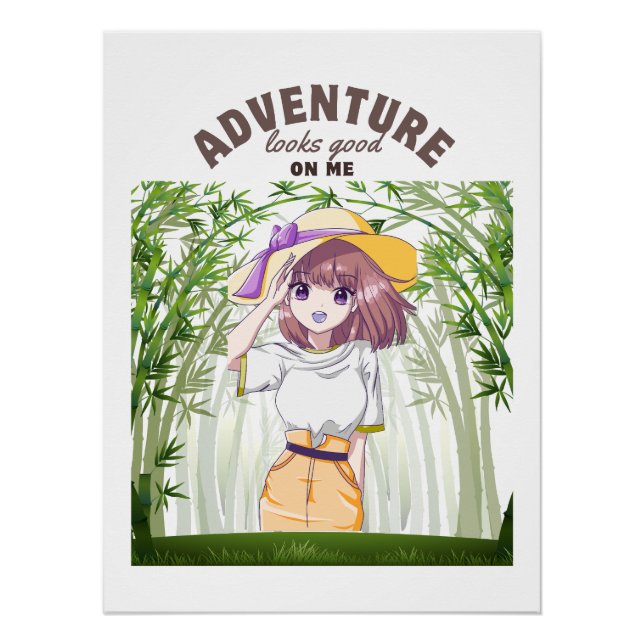 Póster Adventure me parece bien - Camping (Anverso)