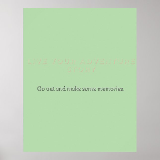 Póster Adventure Story Poster (Frente)