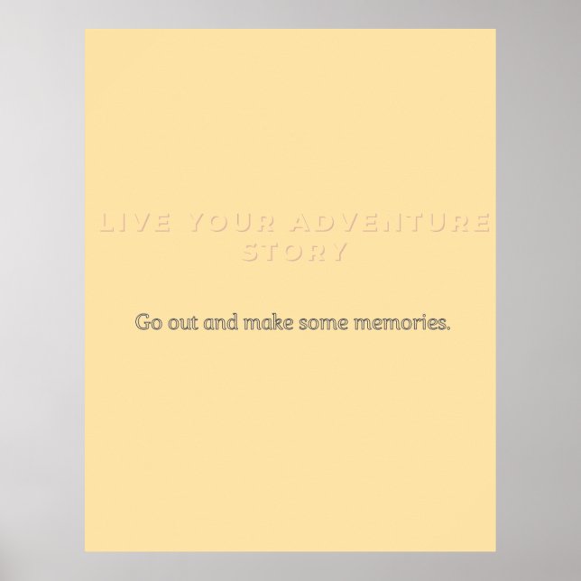 Póster Adventure Story Poster (Frente)