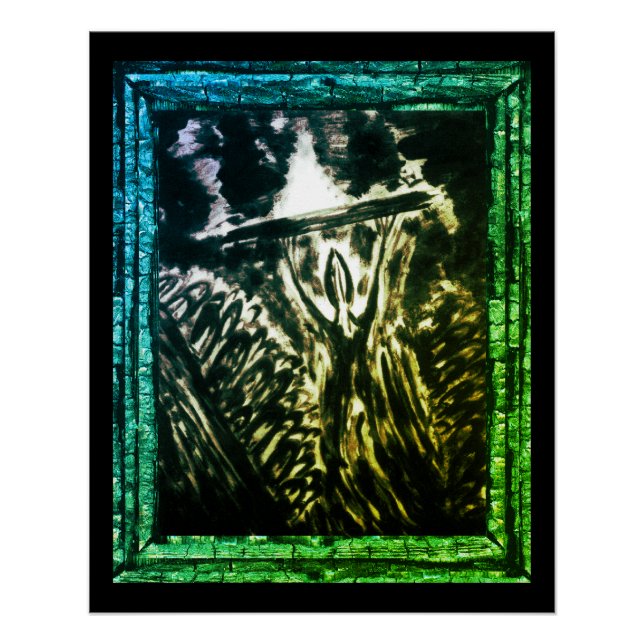 Póster Advertir sobre el mal (Anverso)