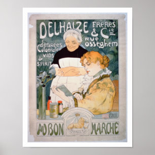 Póster Advertisement for Delhaize, Brothers and Co. at th