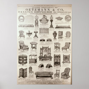 Póster Advertisement for Oetzmann & Co.