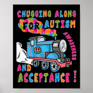 Póster Advocate aceptación rompecabezas del tren Guay Aut