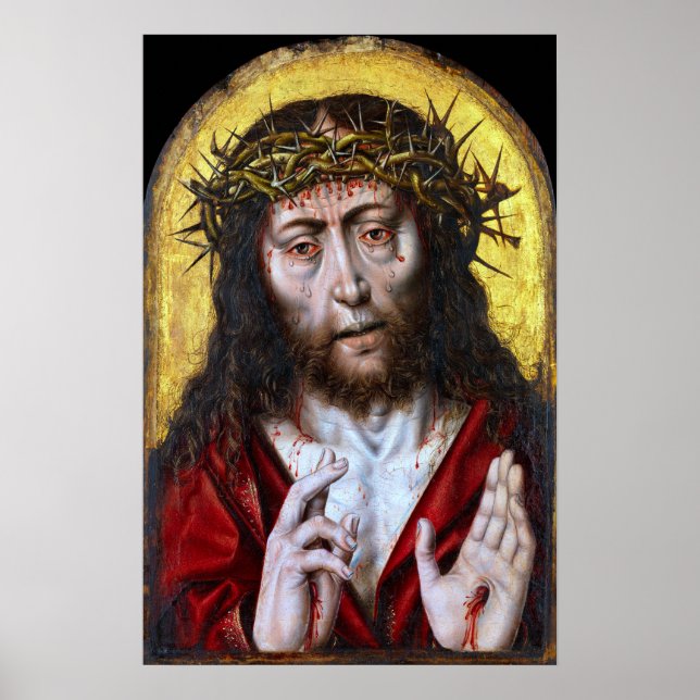 Póster Aelbert Bouts El hombre de las penas (Frente)