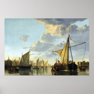 Póster Aelbert Cuyp The Maas at Dordrecht