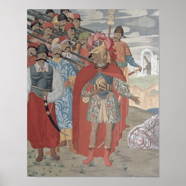 Póster Aeneas and his Soldiers, 1919 (Frente)