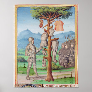 Póster Aeneid' de Virgil con un comentario de