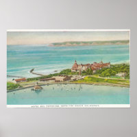 Aerial View of Hotel del Coronado