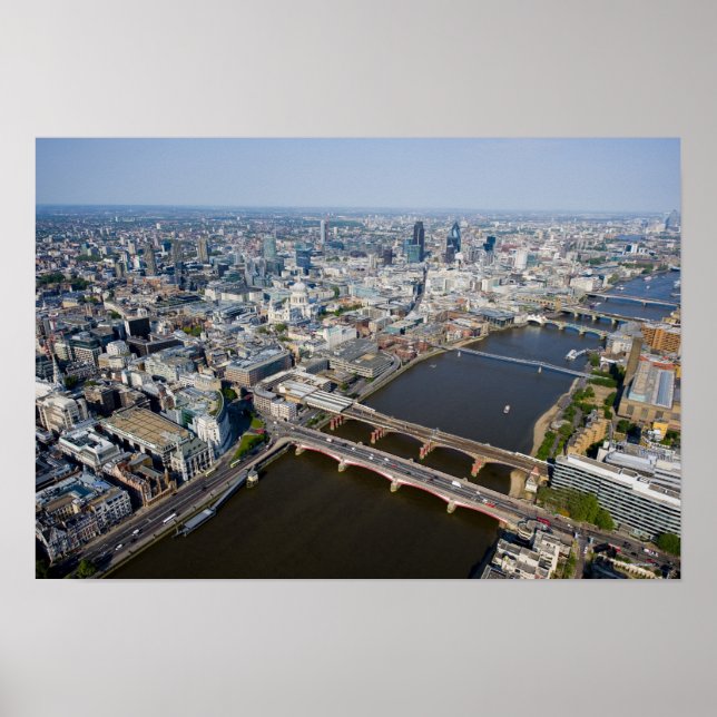 Póster Aerial View of London (Frente)