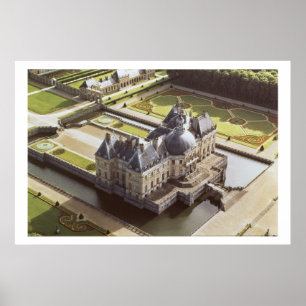 Póster Aerial view of the Chateau, designed for Nicholas