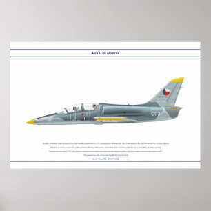 Póster Aero L-39 República Checa 1