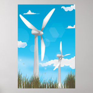 Póster Aerogeneradores