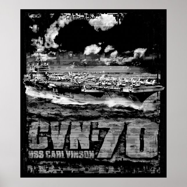Póster Aerolínea Carl Vinson (Frente)
