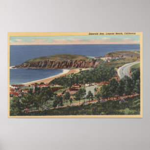Póster Aerolíneas de la Bahía Esmeralda