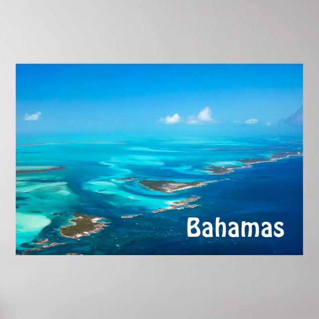 Póster Aeronave de Bahamas (Frente)