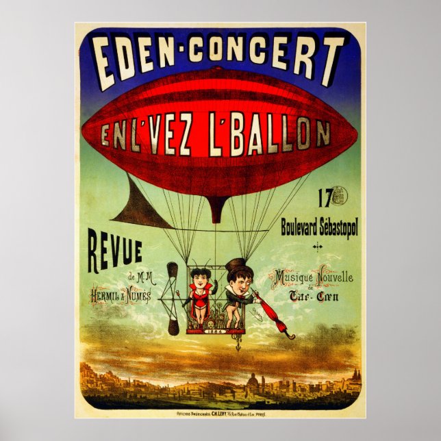 Póster Aeronave Francesa (Frente)