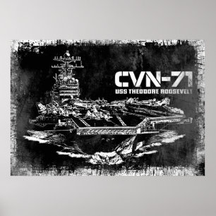 Póster Aeronave Theodore Roosevelt Print