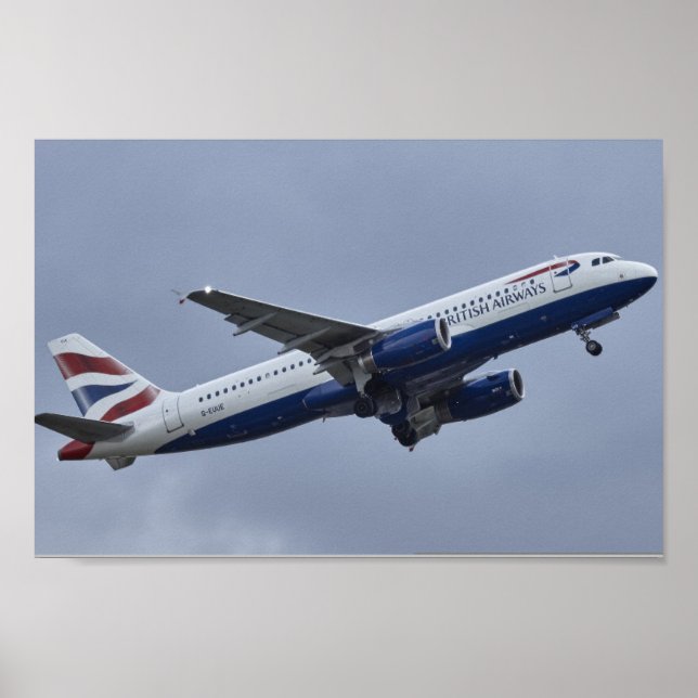 Póster Aeronaves de British Airways (Frente)