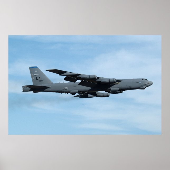 Póster Aeronaves de Estrasburgo B-52H (Frente)
