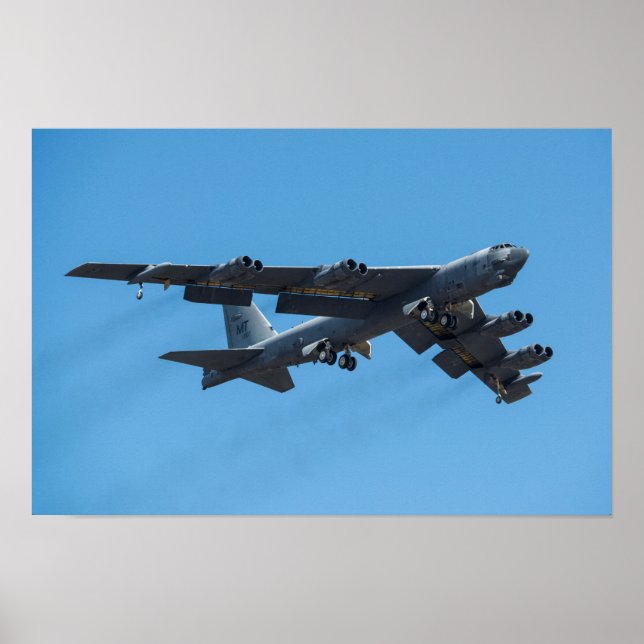 Póster Aeronaves de Estrasburgo B-52H (Frente)