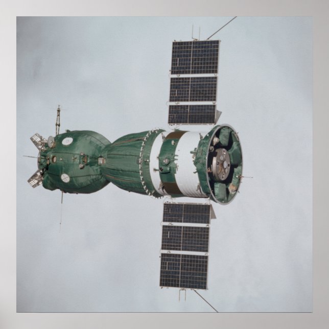 Póster Aeronaves espaciales Soyuz (Proyecto de Ensayo Apo (Frente)
