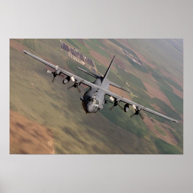 Póster Aeronaves espectadoras AC-130 (Frente)