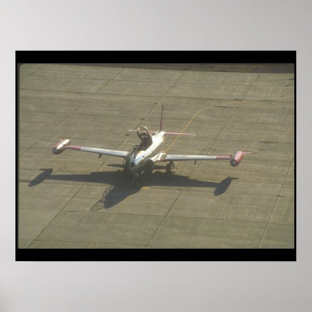 Póster Aeronaves militares Lockheed T-33 Trainer (Frente)