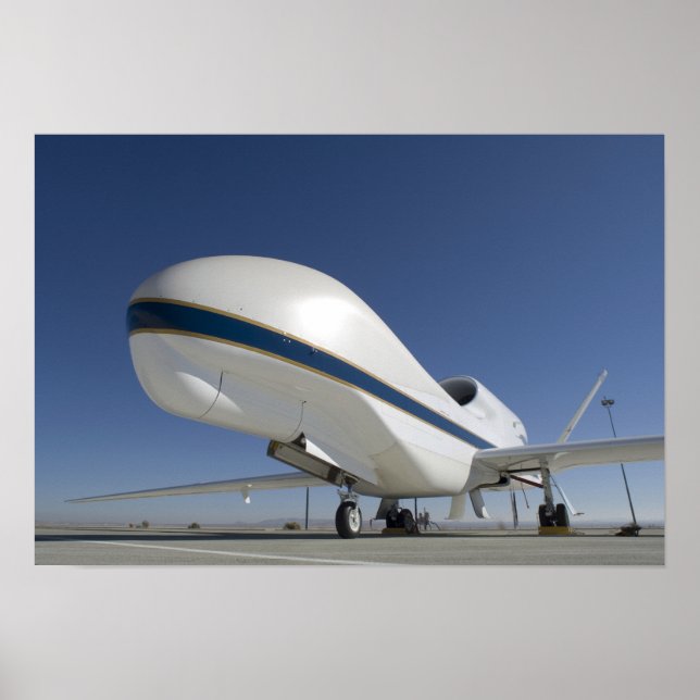 Póster Aeronaves no tripuladas Global Hawk (Frente)