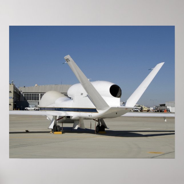 Póster Aeronaves no tripuladas Global Hawk 2 (Frente)