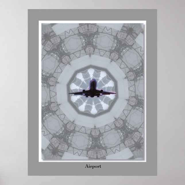 Póster Aeropuerto Internacional (Frente)