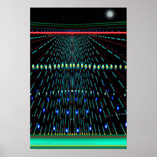 Póster " AEROPUERTO NOCTURNO " por Robert Singletary