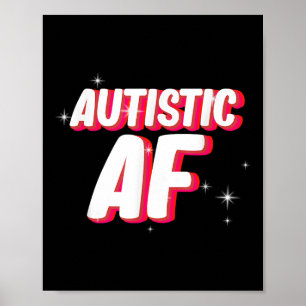 Póster Af autista _ Conciencia autista