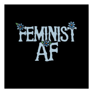 Póster AF feminista