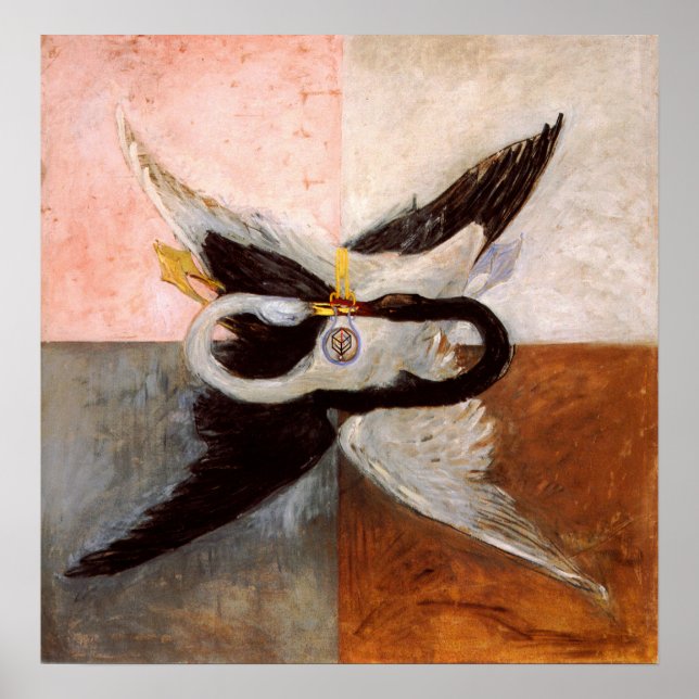 Póster Af Klint - The Swan 1914 (Frente)