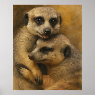 Póster Afecto de Meerkat